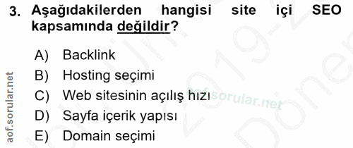 Soru 3