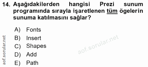 Soru 14