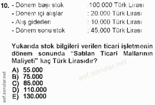 Soru 10