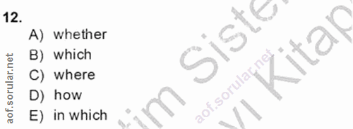 Soru 12