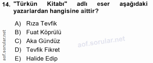 Soru 14