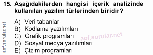 Soru 15