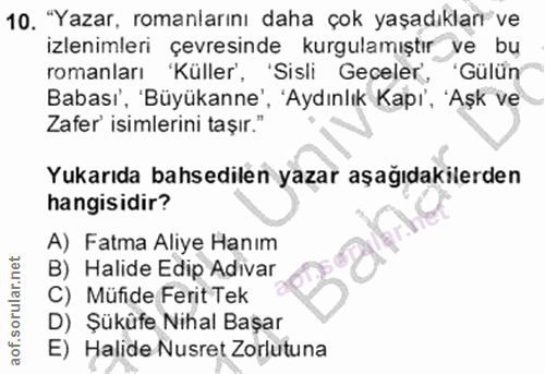 Soru 10