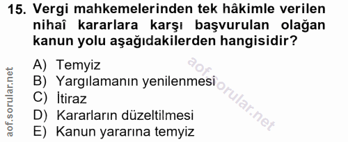 Soru 15