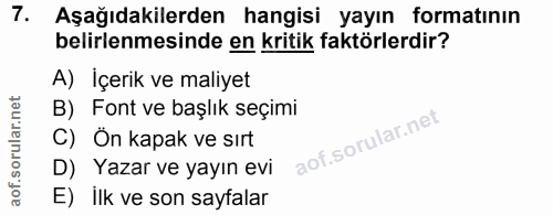 Soru 7