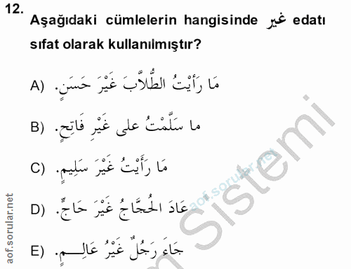 Soru 12