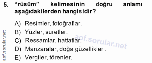 Soru 5