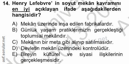 Soru 14
