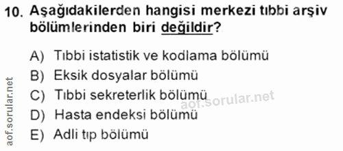 Soru 10