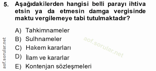 Soru 5
