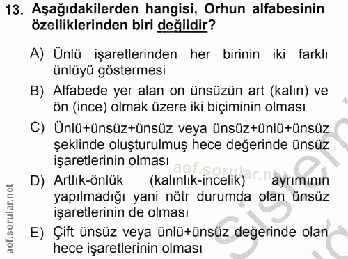 Soru 13