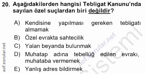 Soru 20