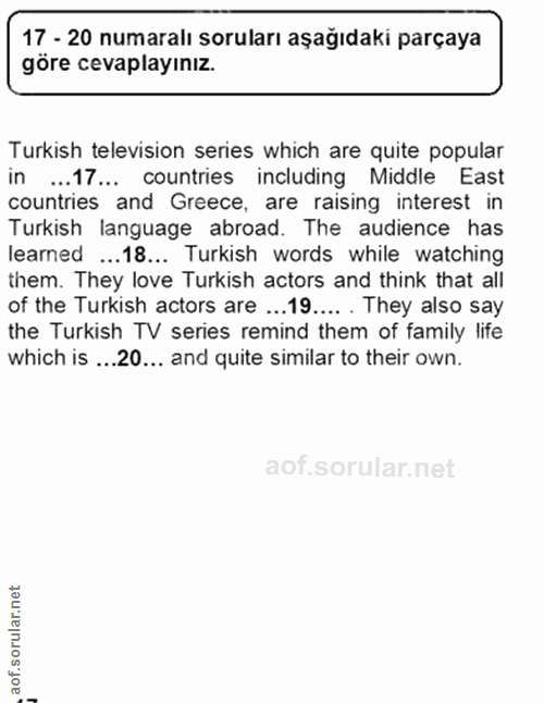 Soru 17
