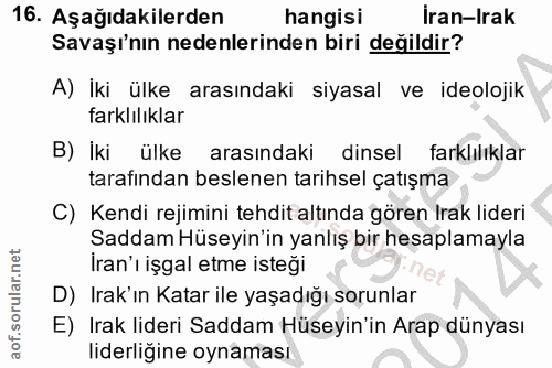 Soru 16