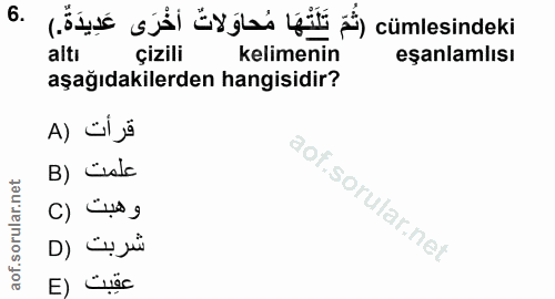 Soru 6