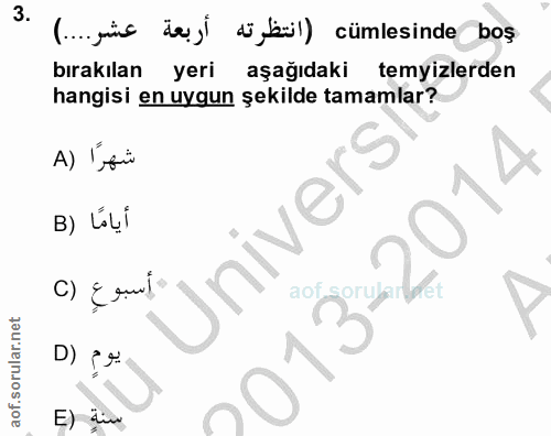 Soru 3