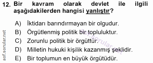 Soru 12
