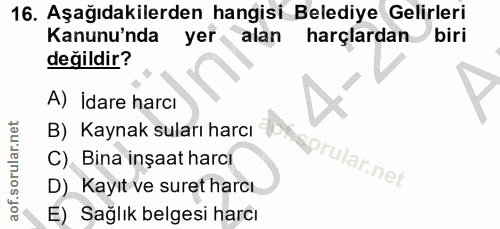 Soru 16