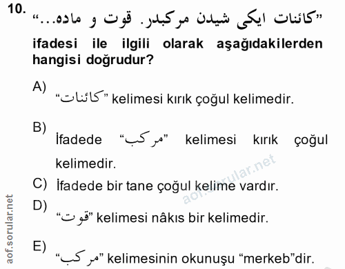 Soru 10