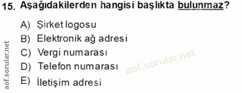 Soru 15