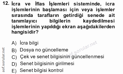Soru 12