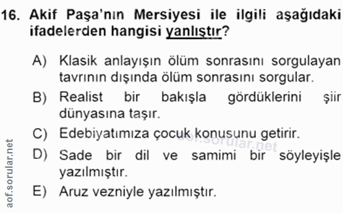 Soru 16