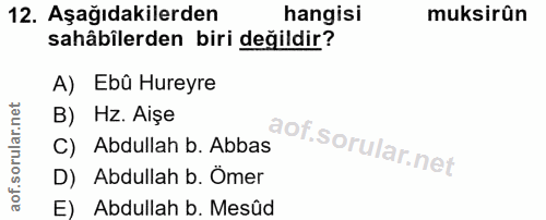Soru 12