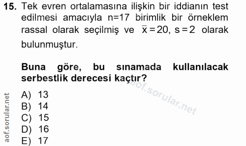 Soru 15