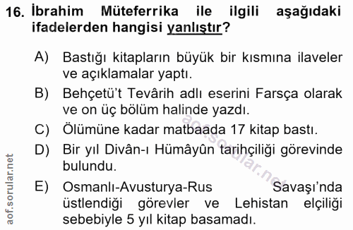 Soru 16