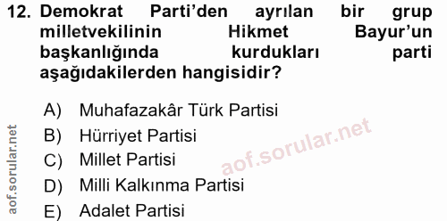 Soru 12