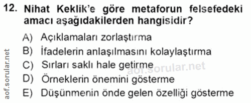 Soru 12