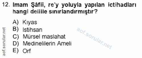 Soru 12
