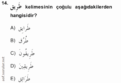 Soru 14
