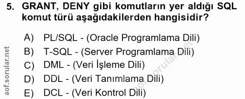 Soru 5