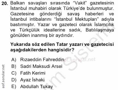Soru 20