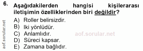 Soru 6