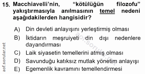 Soru 15