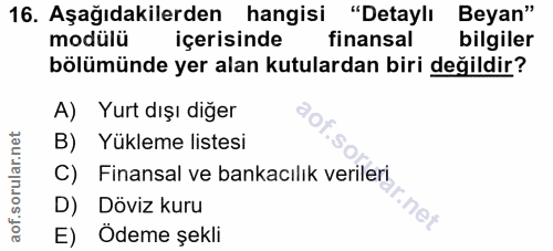 Soru 16