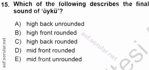 Soru 15