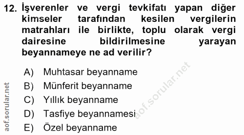 Soru 12