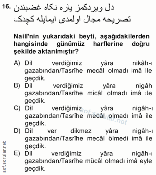Soru 16