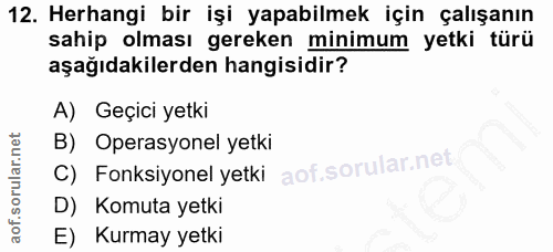 Soru 12
