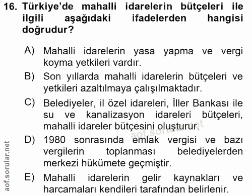 Soru 16