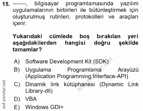 Soru 15