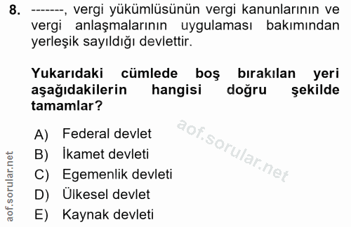 Soru 8