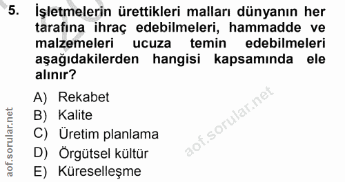 Soru 5