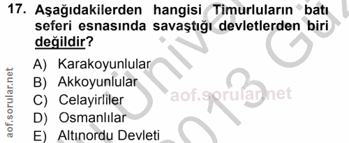 Soru 17