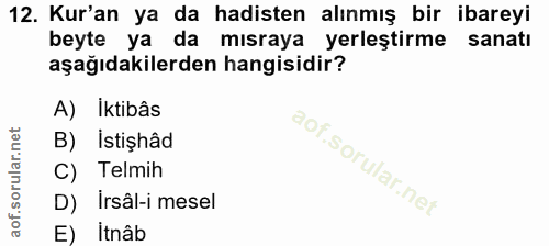 Soru 12
