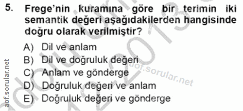 Soru 5