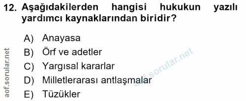 Soru 12
